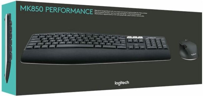 Logitech Tastatur/Maus set USB,wireless,1000dpi MK850 sw (920-008221)