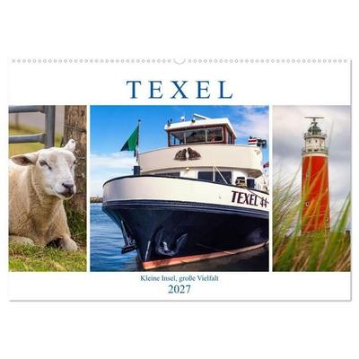 Texel - Kleine Insel, große Vielfalt (Wandkalender 2027 DIN A2 quer), CALVENDO Monatskalender