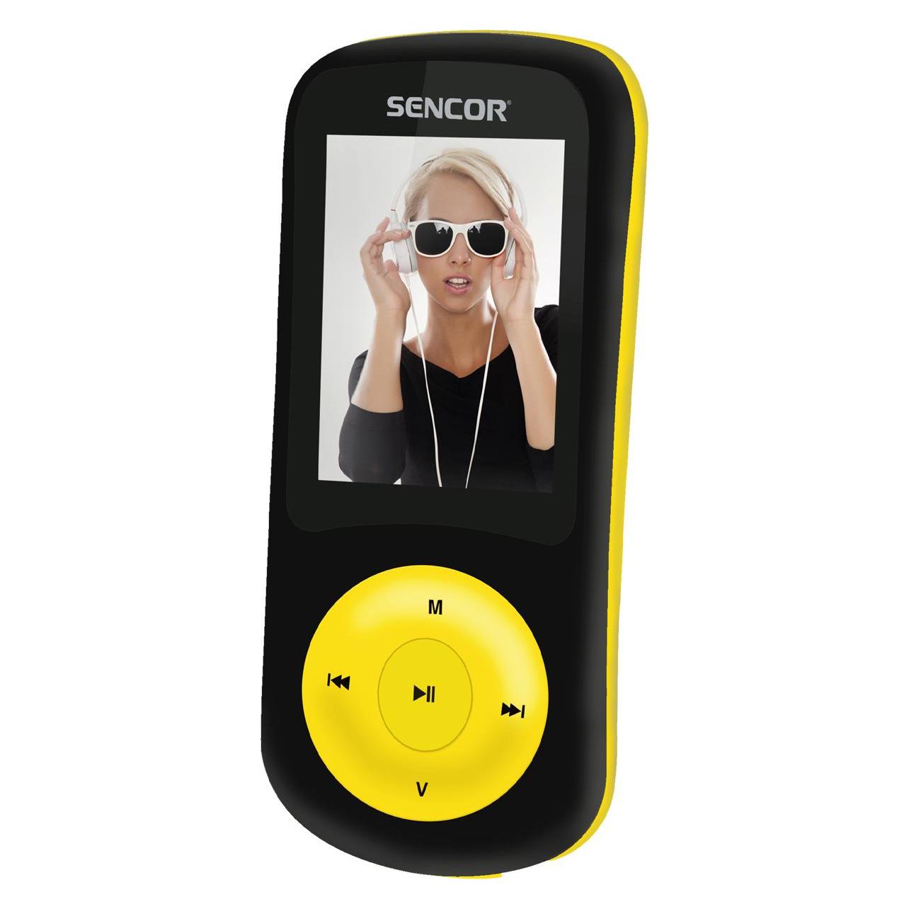 Sencor SFP 5870 BYL MP3/MP4 player Black, Yellow (8 GB) (SFP 5870BYL)