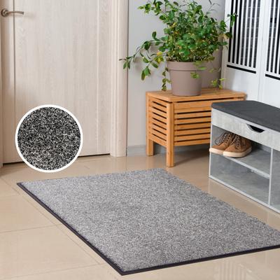 Fußmatte OTTO HOME "Vianne, Schmutzfangmatte Indoor, für Hausflur und Eingangsbereiche", grau, B:80cm H:10mm L:120cm, Kunstfaser, Teppiche, Fußmatte, Eingangsmatte, rutschfeste Unterseite, meliert, waschbar