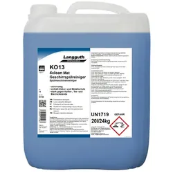 Spülmaschinenreiniger Langguth KO13 4clean Mat 24 kg Flüssigreiniger, leistungsstark, fettlösend und ergiebig