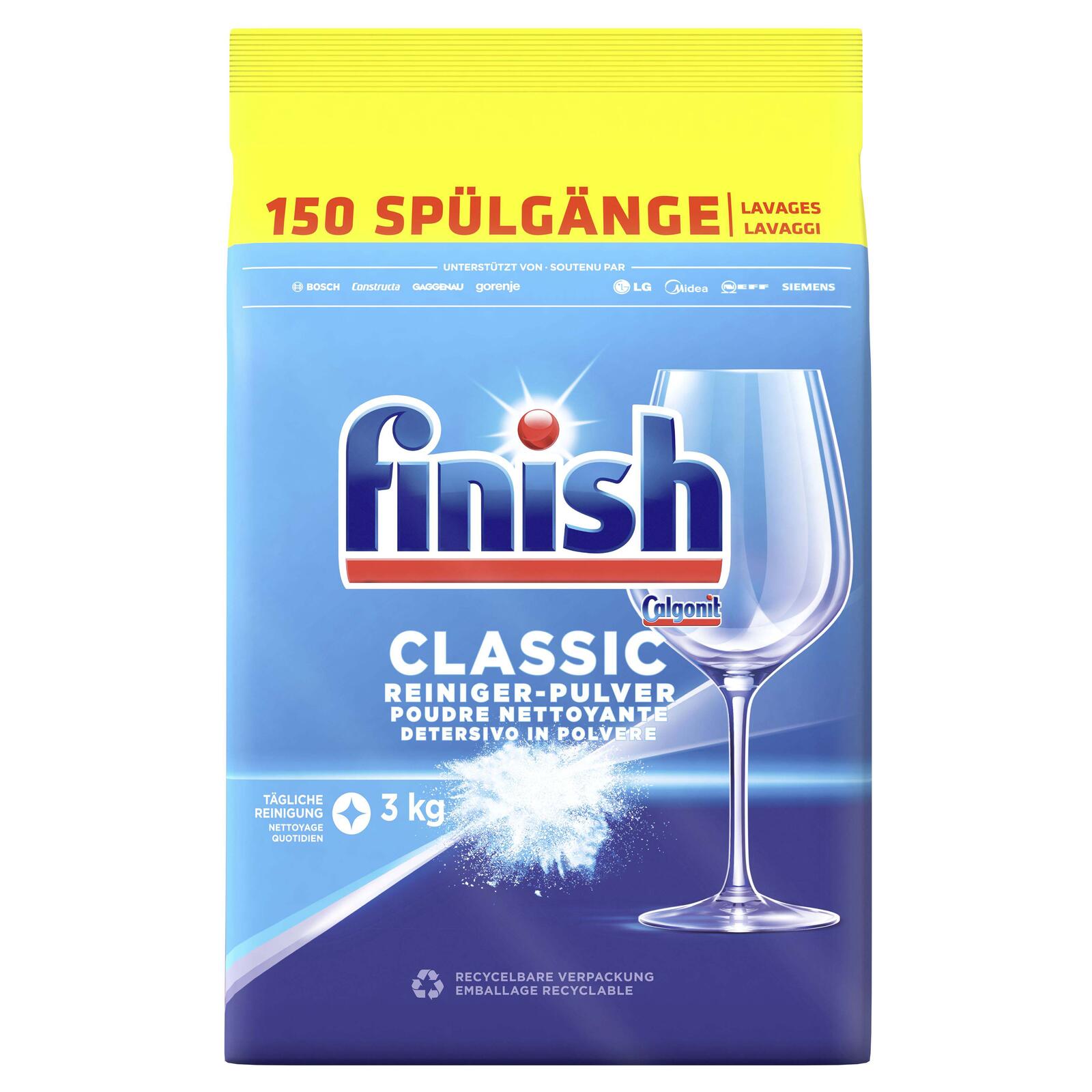 Calgonit finish finish CLASSIC Spülmaschinen-Pulver 3,0 kg 3251438