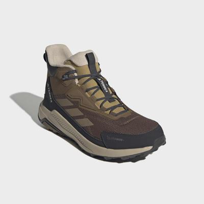 Winterstiefel ADIDAS TERREX "ANYLANDER CLIMAWARM+", Herren, Gr. 47, braun (braun oxide, khaki six, carbon), Synthetik, Textil, Schuhe Winterstiefel, Topseller