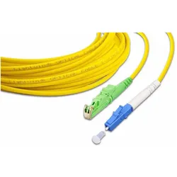 Wirewin LWL-Patchkabel E2000/APC-LC (Simplex, 1m) (1 m), Netzwerkkabel