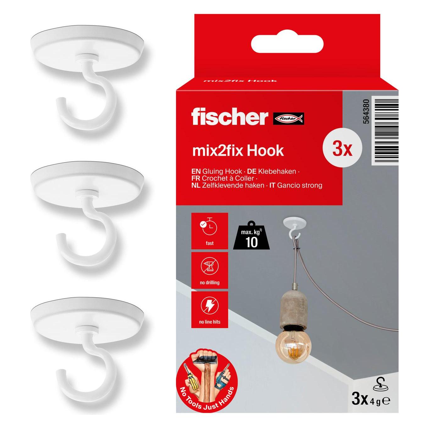 Fischer GOW Klebehaken Multipack (564380)