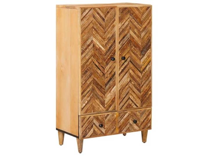 Heofavd Highboard Massivholz Mango, 60x33,5x100 cm Schrank Braun
