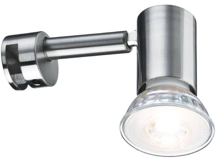 Paulmann Simplo - LED-spiegellamp GU10 2700K 345lm 5,3W Staal geborsteld