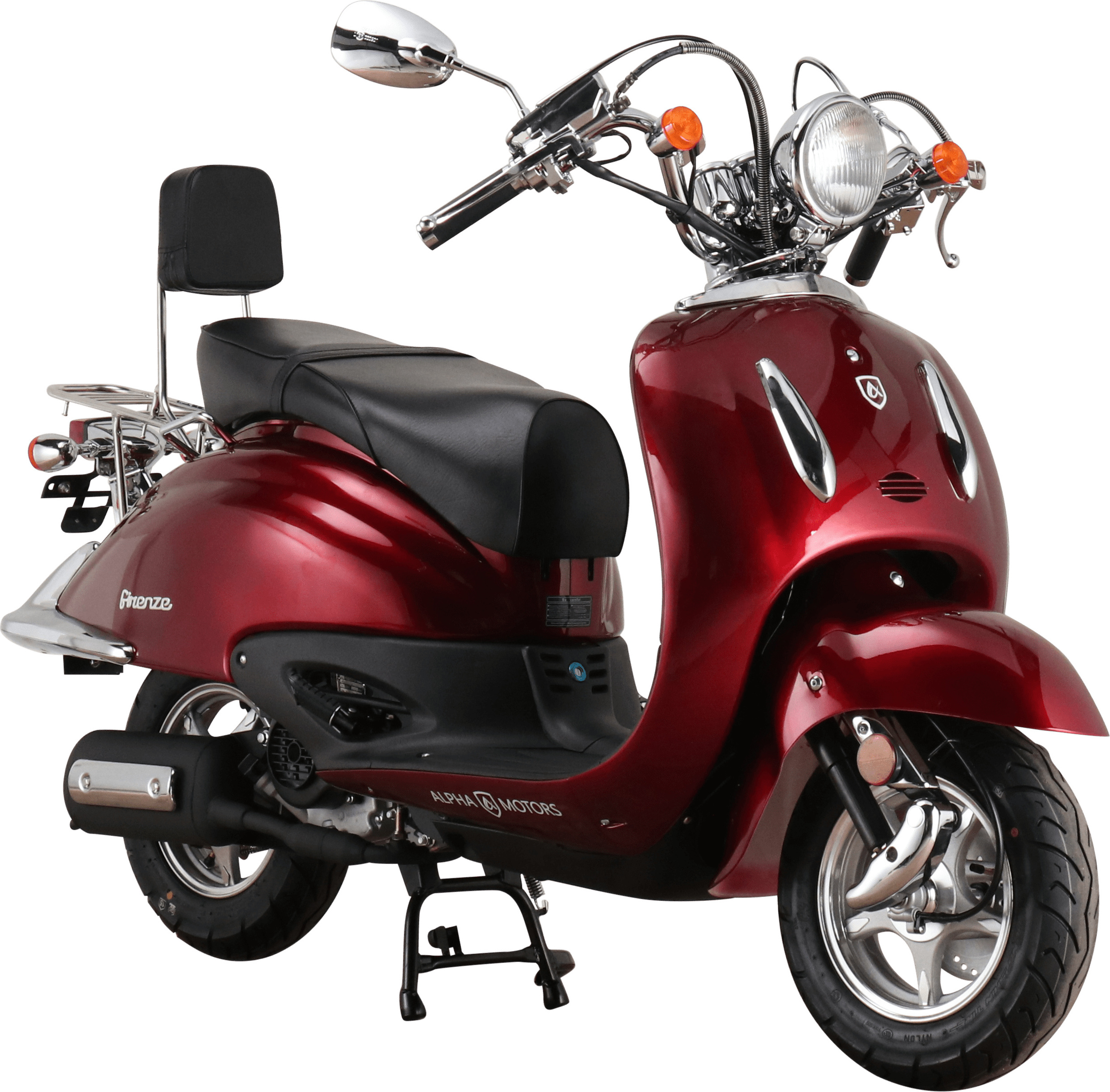 Mofaroller Firenze 50 ccm 25 kmh EURO 5 weinrot