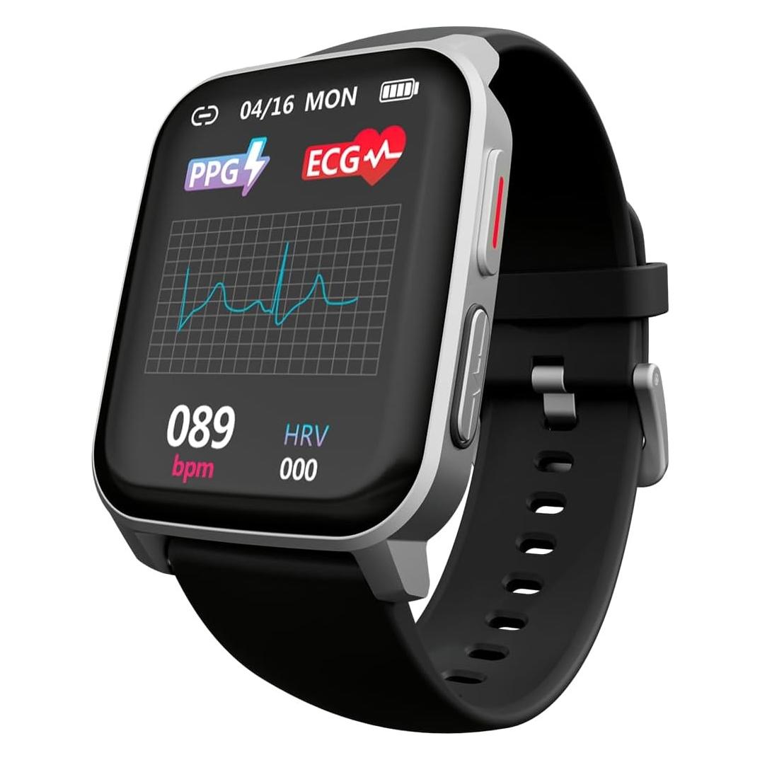 Techmade Smartwatch mit EKG, Herzfrequenz-, Sauerstoff- und Schlafüberwachung, Sportfunktionen (ohne SIM) (ed79e4e8-2934-4517-933e-7ed4dc3dba73)