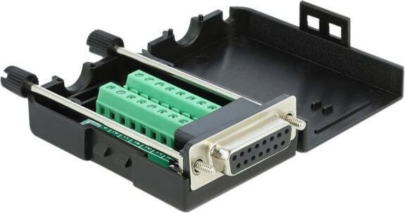 Delock VGA-adapter DB-15 vrouwelijk naar 16-polige schroefklemmenblok