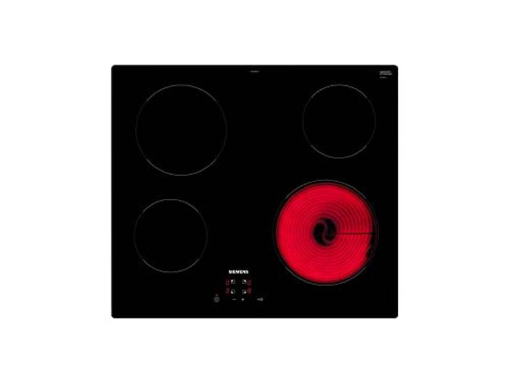 Siemens ET61RBEA1E Elektrokochfeld mit TouchControl und Kindersicherung, 60cm, schwarz, iQ100, eingebaut