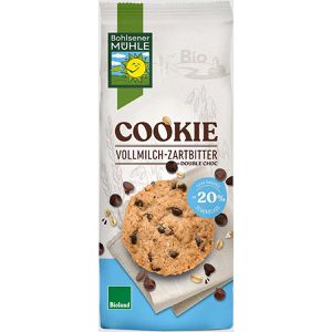 Bohlsener-Mühle Kekse Cookie Vollmilch-Zartbitter, BIO, 175 g