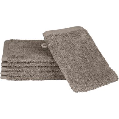Waschhandschuh ROSS "Premium", grau (flanell), B:16cm L:22cm, Frottier, Handtücher, 100% Baumwolle