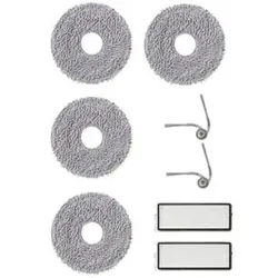 Roborock Accessorie Kit, Edge/Curv 2x Filter, 4x Mop Cloth, 2x Side Brush, Staubsauger Roboter Zubehör, Mehrfarbig