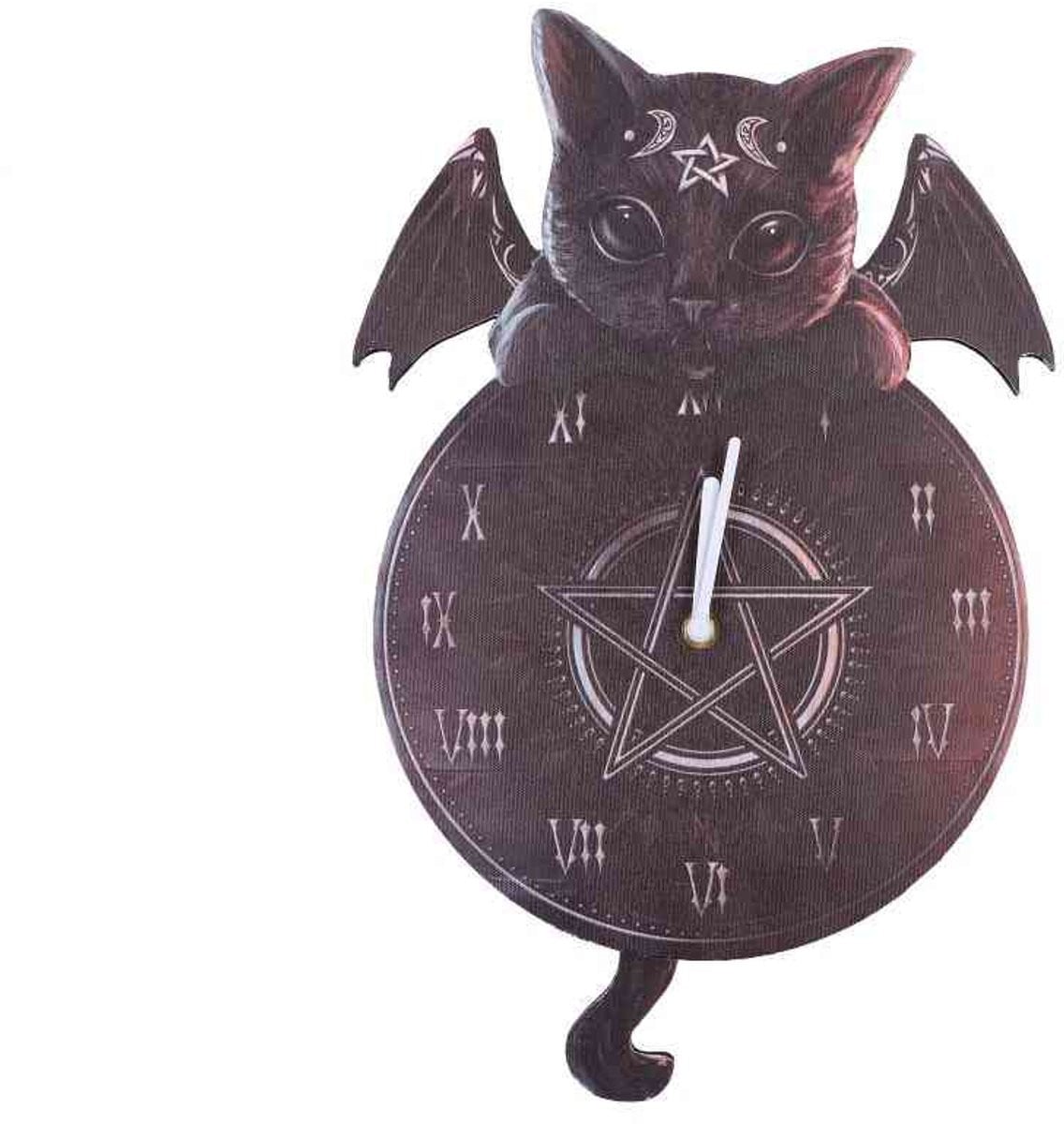 Nemesis Now Malpuss Tickin Klok Wandklok Multicolours