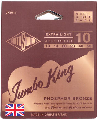 Rotosound JK10-3 Jumbo King 3er Set