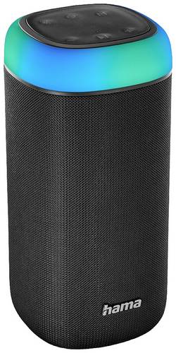 Hama Shine 2.0 Bluetooth Lautsprecher AUX, Freisprechfunktion, spritzwassergeschützt, tragbar Schwarz