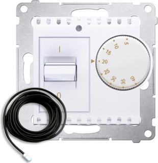 Kontakt-Simon DRT10Z.02/11 stopcontact, Wit, Kunststof, IP20, 230 V, 75 x 55 mm