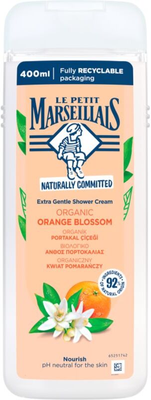 Le Petit Marseillais Organic Orange Blossom Cremet brusegel 400 ml