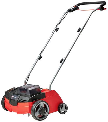 Einhell GC-SC 36/31 Li - Solo Power X-Change Li-Ion Akku Vertikutierer Heckauswurf, Höhenverstellbarer Griff mit Klappfunktion