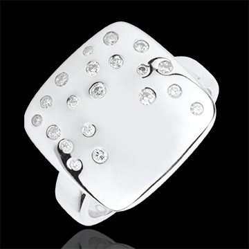 Edenly Ring Sternenhimmel - Silber und Diamanten
