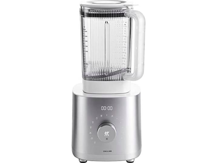 ZWILLING ENFINIGY Hochleistungsstandmixer Pro 1.8 Liter, Mixer mit Edelstahl-Winglet-Klinge & Gleichstrommotor, Silber