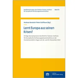Lernt Europa aus seinen Krisen?, Fachbücher von Andreas Haratsch, Peter Schiffauer
