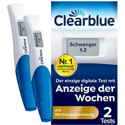 Clearblue Schwangerschaftstest Digital mit Wochenbestimmung 2 St
