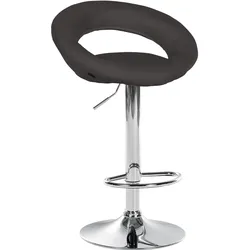 Barhocker Olinda Stoff chrom