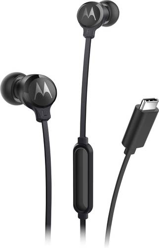 Motorola In Ear Kopfhörer Schwarz Mikrofon-Stummschaltung