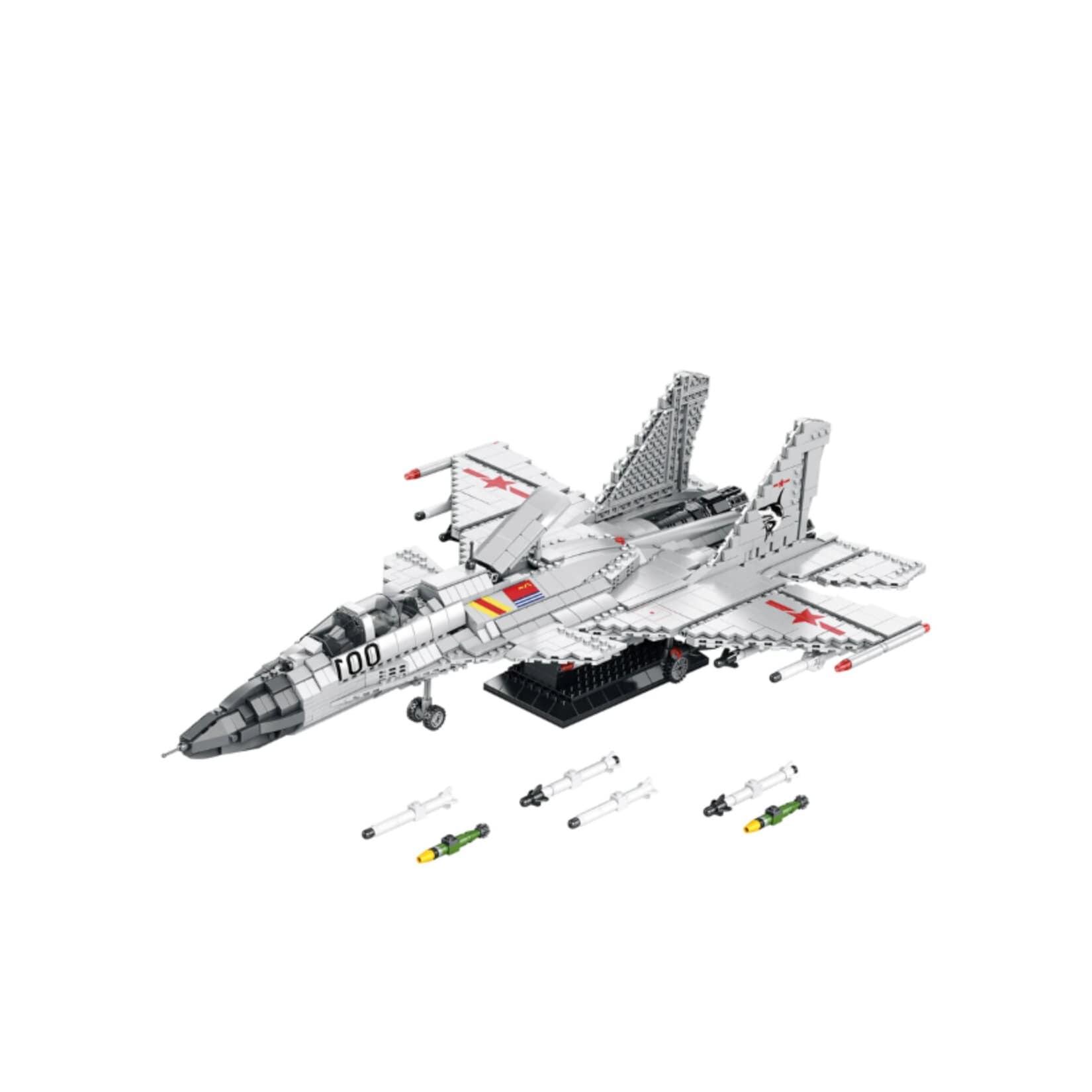 Reobrix 33023 Kampfjet Klemmbaustein Flugzeug Modell 1999 Teile ab 14