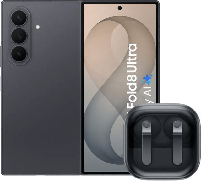 Samsung Galaxy Z Fold 8 Ultra 256GB Zwart 5G met Samsung Galaxy Buds4 Pro Zwart