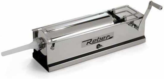 Reber 8971 N INOX - manueller Profi-Wurstfüller 8 Kg - 2 Geschwindigkeiten