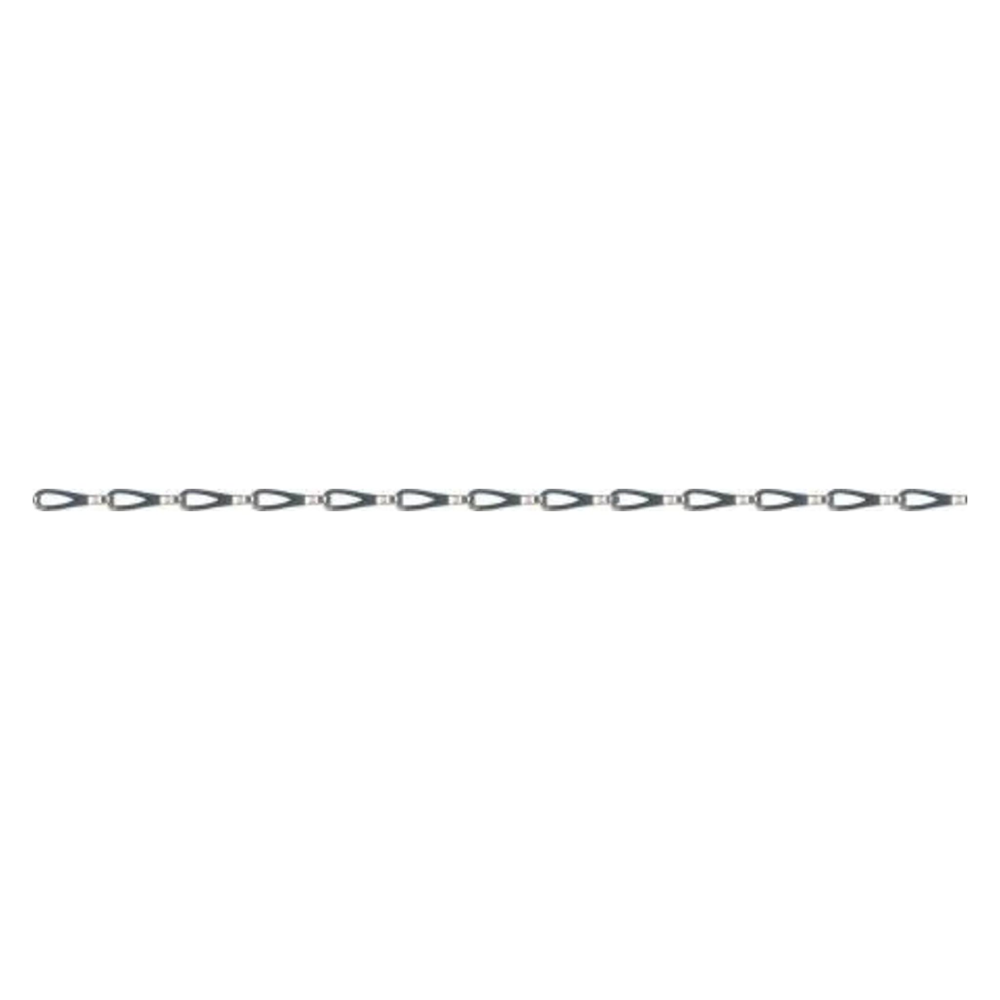 Pösamo Patentkette Psamo 0,4 mm Messing verchromt, Meterware (4011645024135)