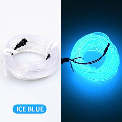 Modern Mode Marketplace Car Interior LED Strip Light Flexible USB Atmosphere Lamp For Auto Decoration ice Blue