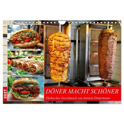 Döner macht schöner, türkischer Geschmack von deinem Dönermann (Wandkalender 2027 DIN A4 quer), CALVENDO Monatskalender