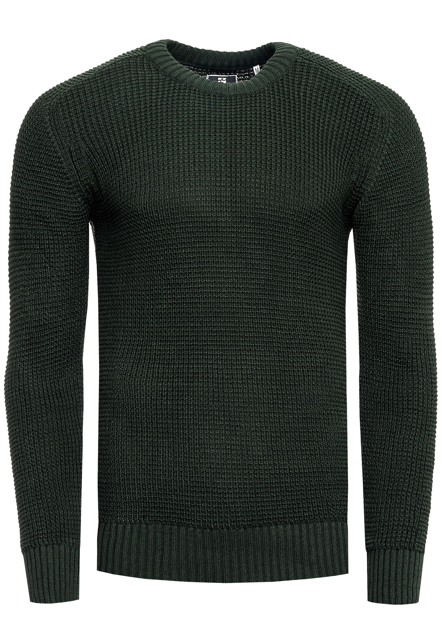 Rusty Neal Sweater Casual Fit Grün