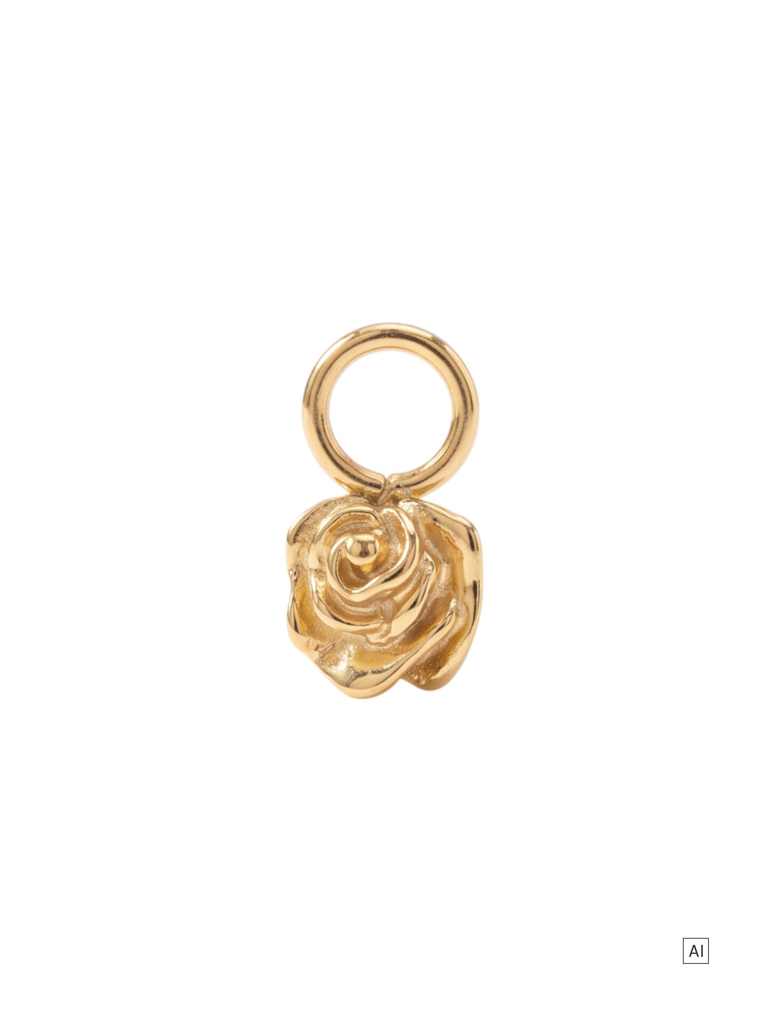 PURELEI Rose Ohrring-Charm 
- Geburtsblume Juni
