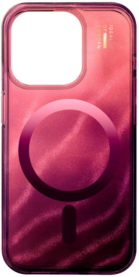 iPhone 15 Pro iDeal Of Sweden Clear Cover - MagSafe Kompatibel - Cherry Lacquer