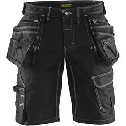 Blakläder Handwerker Shorts 1992 1141 mit Stretch in zwei Farben - schwarz - 54