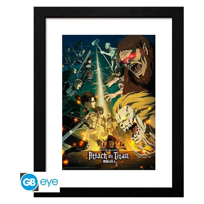 GB Eye Framed Poster Attack on Titan : Season 4 key art 3 (31032022)