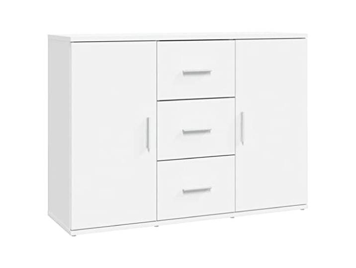 vidaXL Sideboard Weiß 91x29,5x65 cm Holzwerkstoff