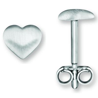 Paar Ohrstecker ONE ELEMENT "Herz Ohrringe Ohrstecker aus 925 Silber", silber, Ohrringe, Damen, Damen, Silber 925 (Sterlingsilber), Liebevoll gearbeitet – ein schönes Geschenk für besondere Momente