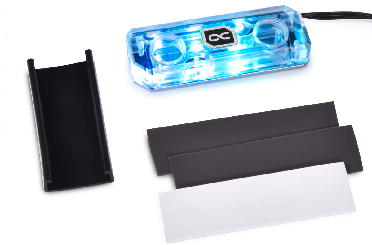 Alphacool HDX Apex Acryl aRGB M.2 2280 SSD K&uuml;hler