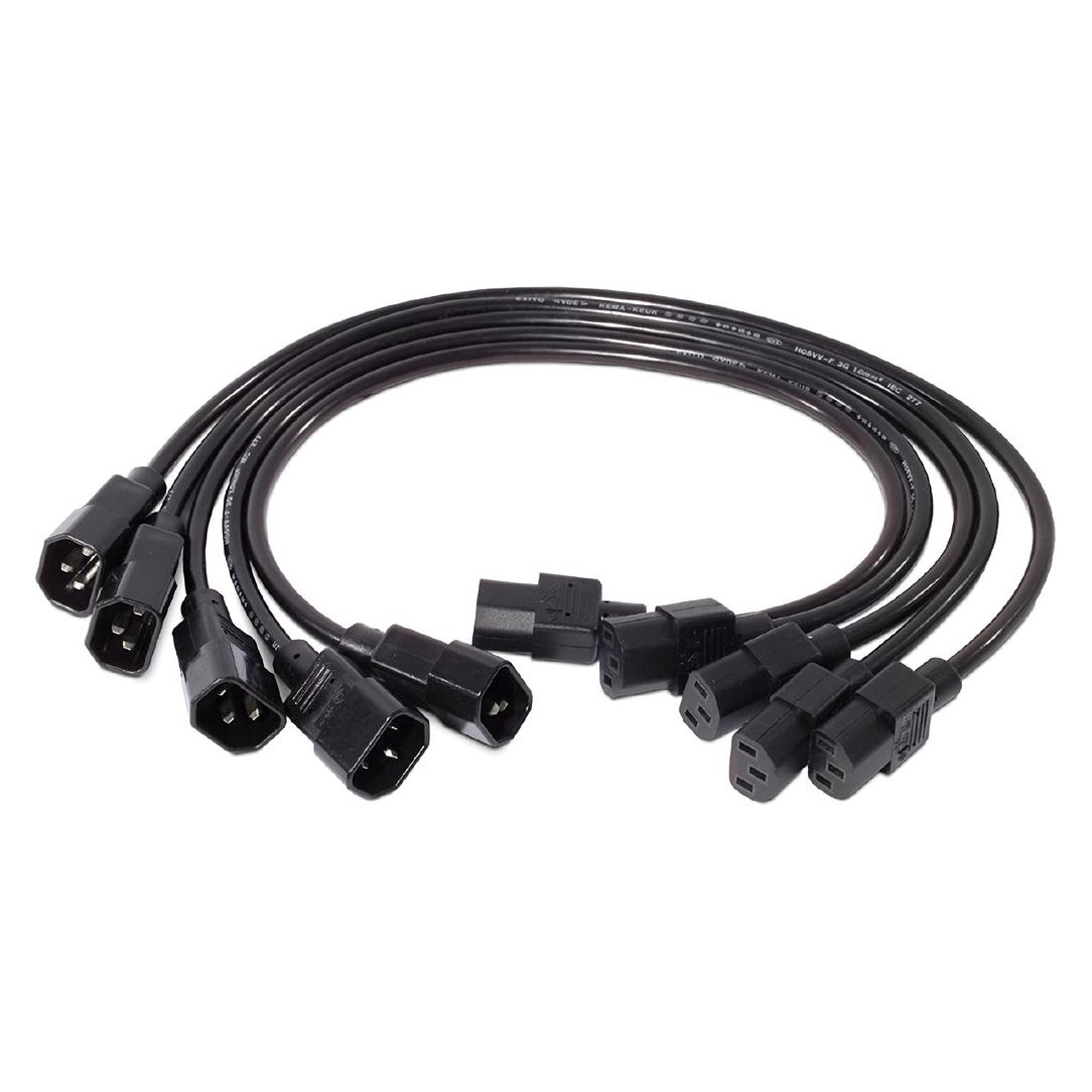 APC StromkabelKit 10A 100-230V C13toC14 (0.61 m) (AP9890)