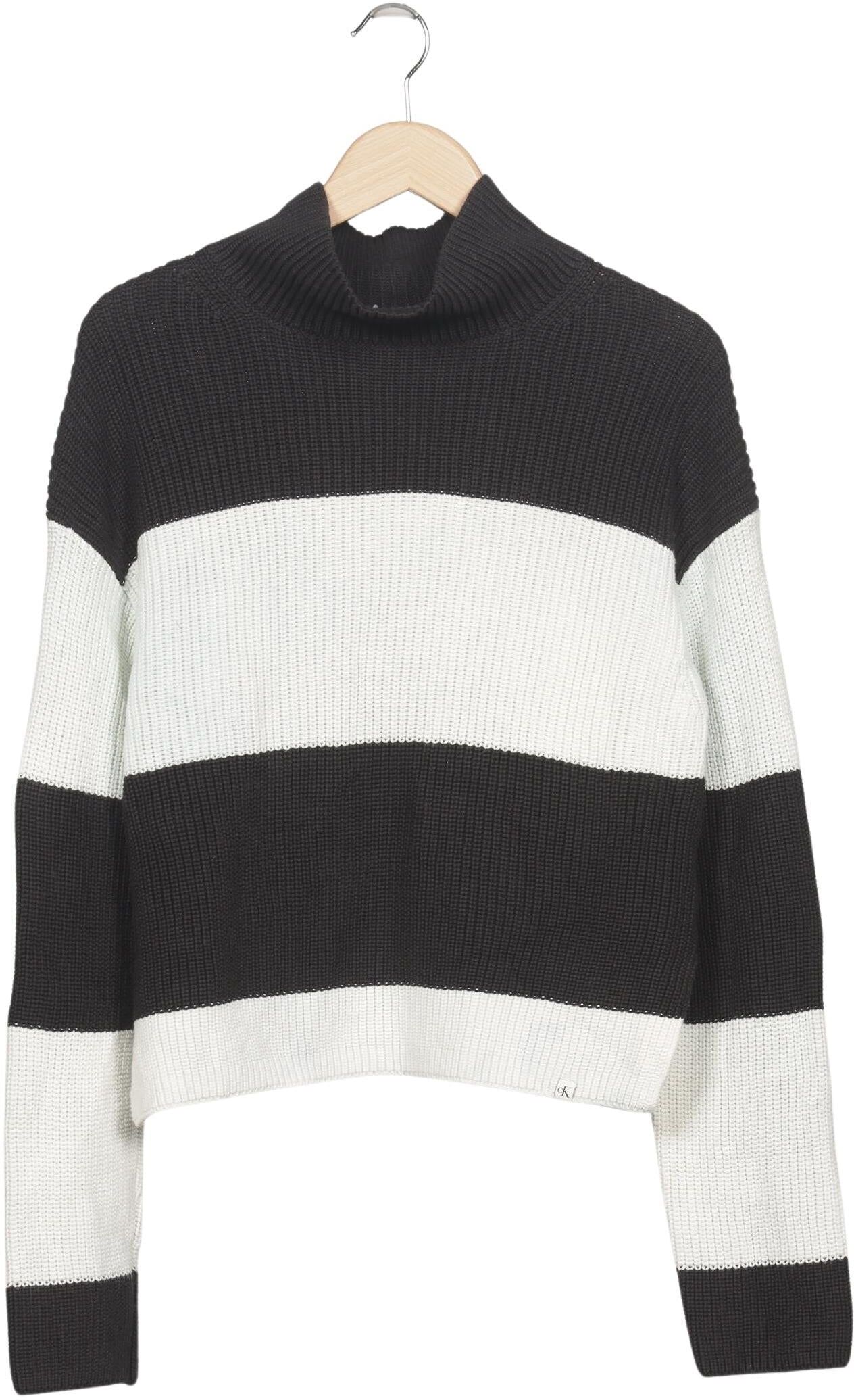 Calvin Klein Jeans Damen Pullover, Mehrfarbig, Gr. S, Baumwolle - Second Hand