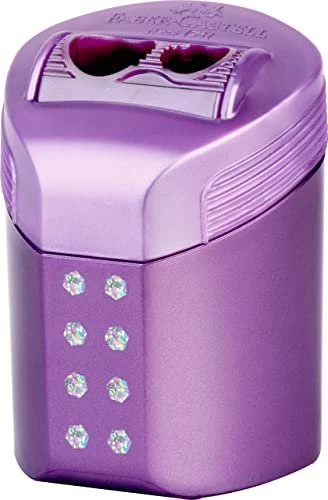 FABER-CASTELL Dosenspitzer doppelt RollOn Sparkle farbsortiert