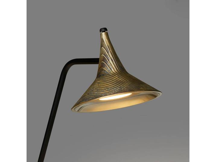 Artemide Tischleuchtelampe Unterlinden, messing / gold, für Wohn- / Esszimmer, Messing, Design, Tischleuchte