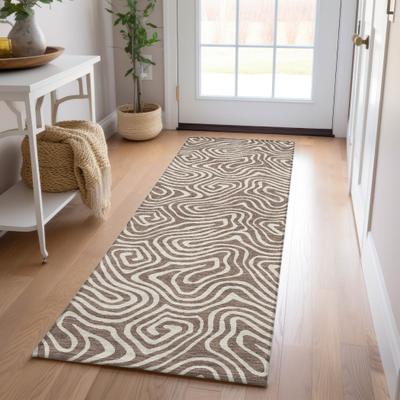 Addison Rugs Machine Washable Indoor/ Outdoor Modern Trance Chantille Rug