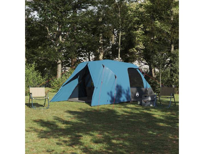 vidaXL Dome Zelt für 4 Personen 4 Personen Blau
